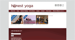 Desktop Screenshot of honestyogacenter.com