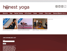 Tablet Screenshot of honestyogacenter.com